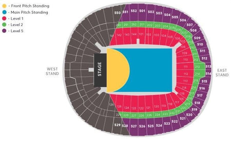 SOLD OUT ; Coldplay: Music of the Spheres World Tour (23 August 2025 at Wembley Stadium)